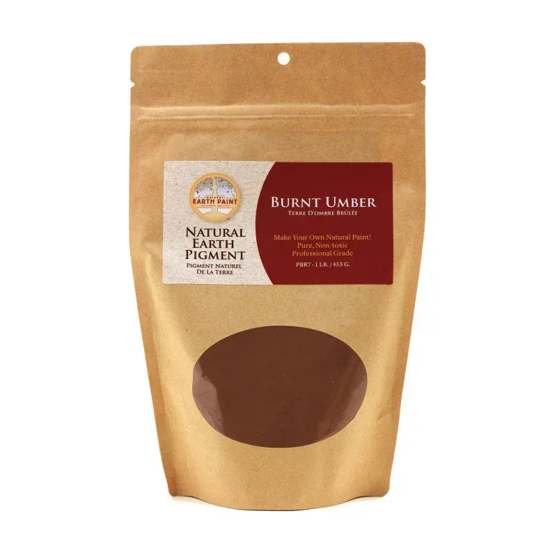 Earth & Mineral Pigments - Burnt Umber - 1 lb.