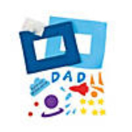 "Dad" Picture Frame Magnet Craft Kit -12 Project Pack