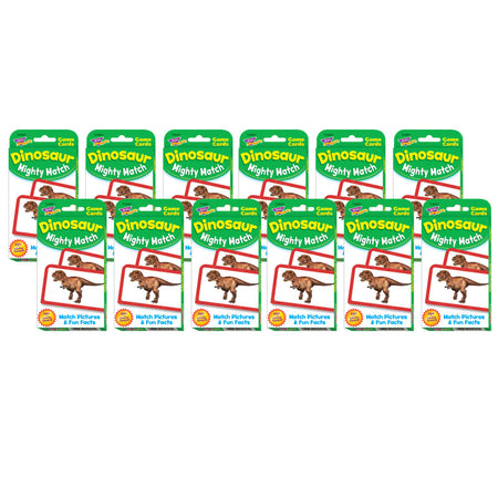 Dinosaur Mighty Match Challenge Cards&reg;, 12 Packs