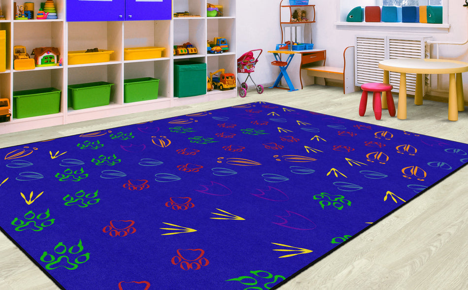 ANIMAL WALK RECTANGLE CARPETS 7'6 X 12