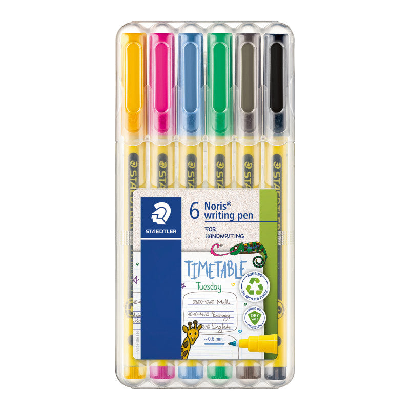NorisÂ® Writing Pens, 6 colors