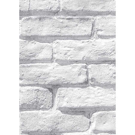 Better Than Paper&reg; Bulletin Board Roll, 4' x 12', White Brick, 4 Rolls