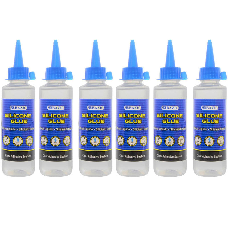 Silicone Glue, 3.38 fl oz (100 mL), Pack of 6 dc694c6032b42eab61e92db87c6ce55f1856546a