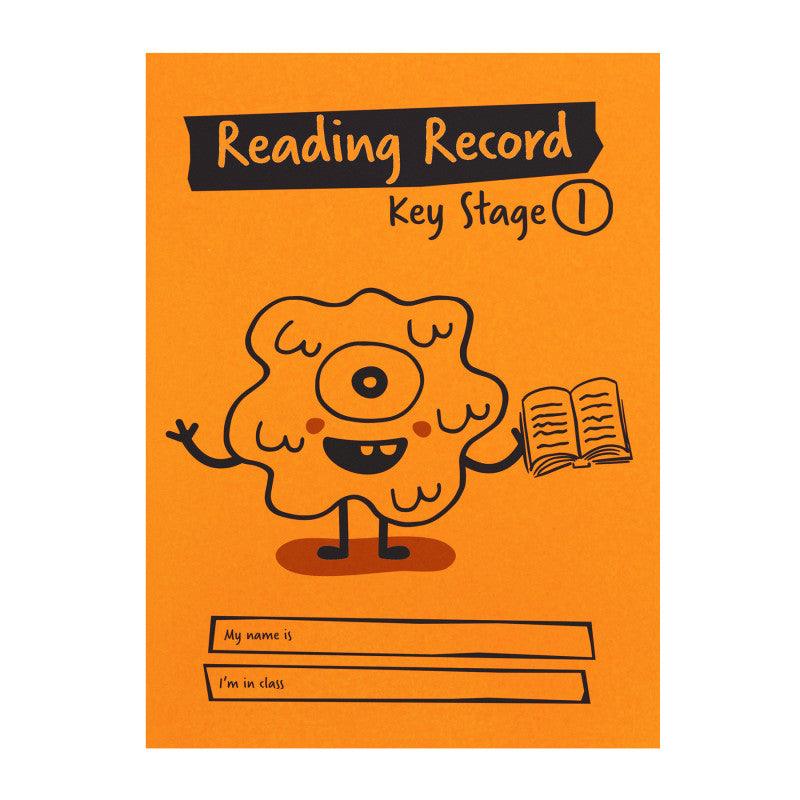 Little Monsters Reading Record, Key Stage 1, A5, 36 Pages, Orange