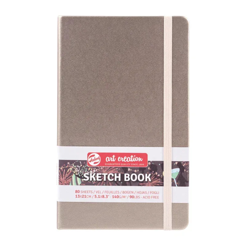 Sketchbook, 80 Sheets, 90lbs, Pink Champagne Cover, 5.1" x 8.3"