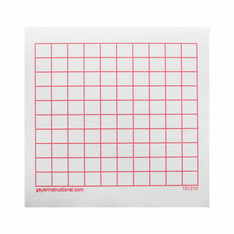 Graphing 3M Post-it&reg; Notes,10 x 10 Grid, 4 Pads
