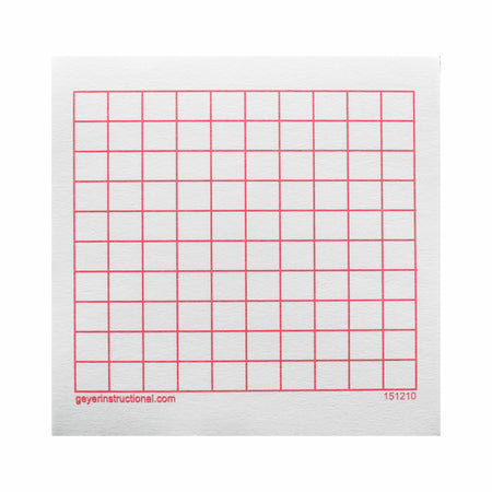 Graphing 3M Post-it&reg; Notes,10 x 10 Grid, 4 Pads