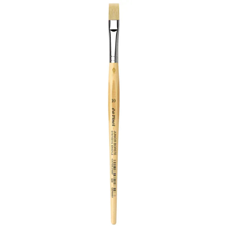 JUNIOR BORSTE Synthetic Student Brush, Synthetic, Tempera, Flat, Series 329, Size 10
