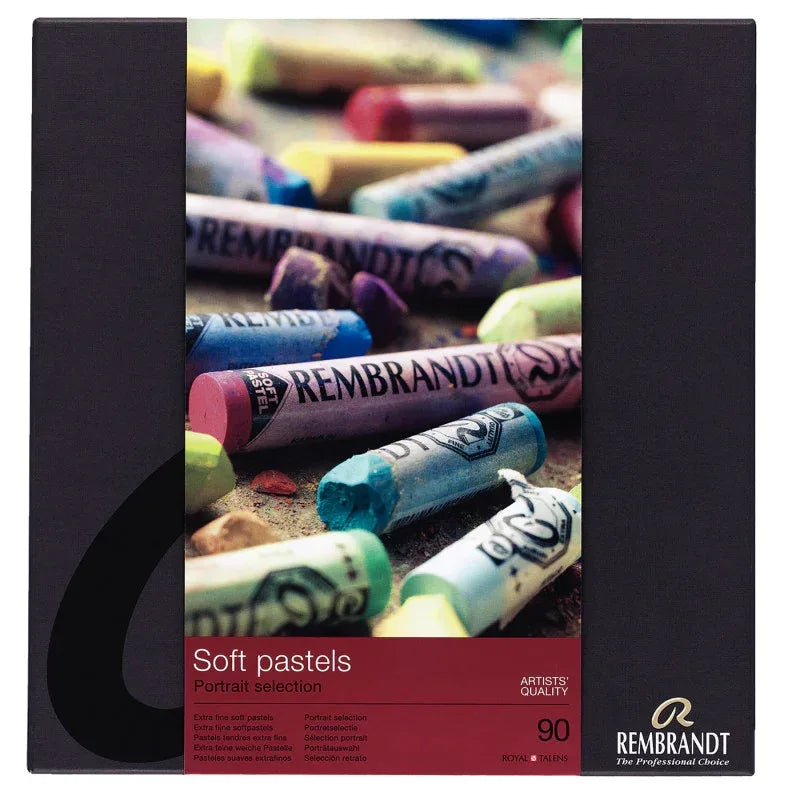 Soft Pastel Cardboard Box Set, Portrait Selection, 90 Full Sticks