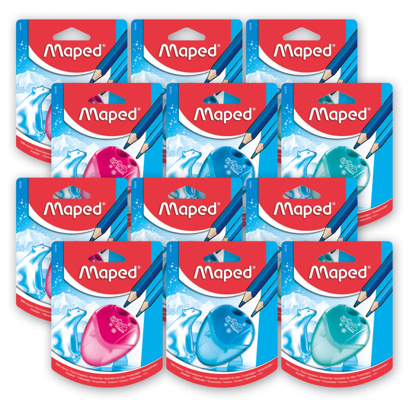 I-Gloo 2 Hole Pencil Sharpener, Pack of 12