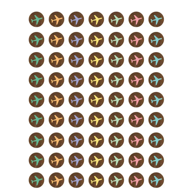 Travel the Map Airplanes Mini Stickers, Pack of 378