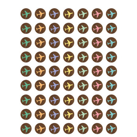 Travel the Map Airplanes Mini Stickers, Pack of 378