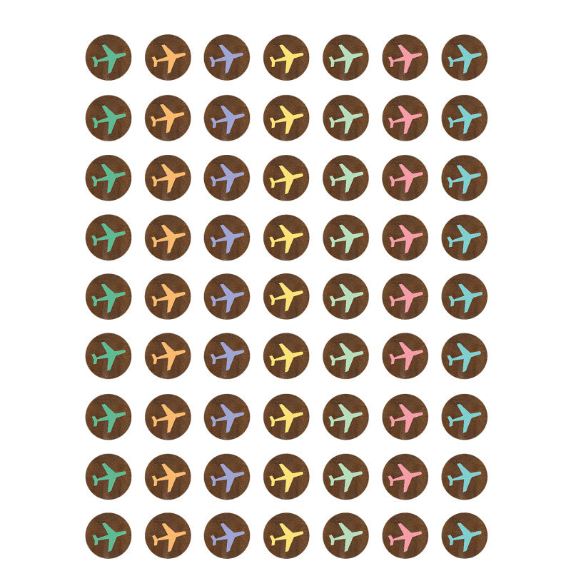 Travel the Map Airplanes Mini Stickers, Pack of 378