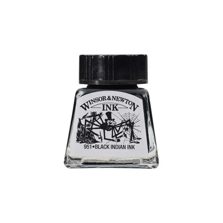 Draw Ink 14ml bottle - Black Indian