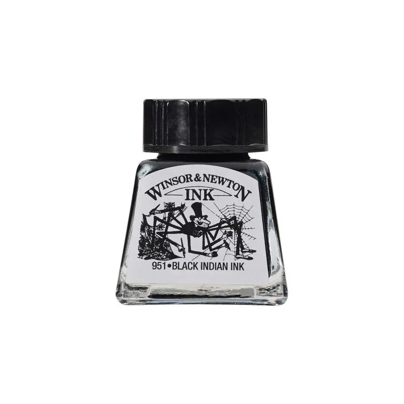 Draw Ink 14ml bottle - Black Indian
