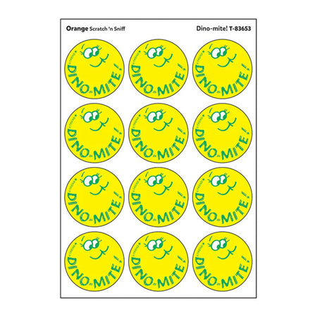 Dino-mite!/ Orange Scent Stickers, 24 ct.