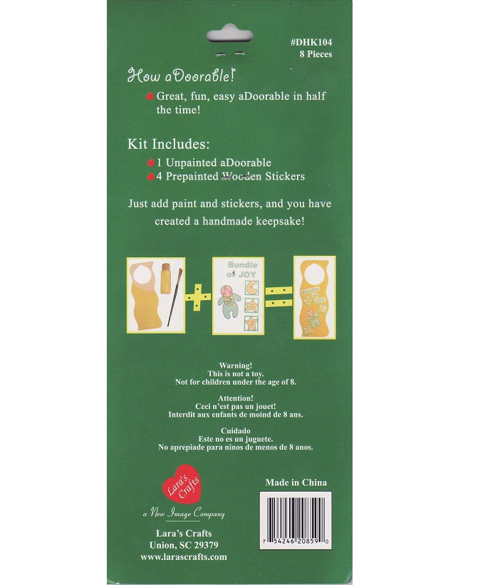 Lara's Crafts Wood Door Hunger Bundle Of Joy Kit