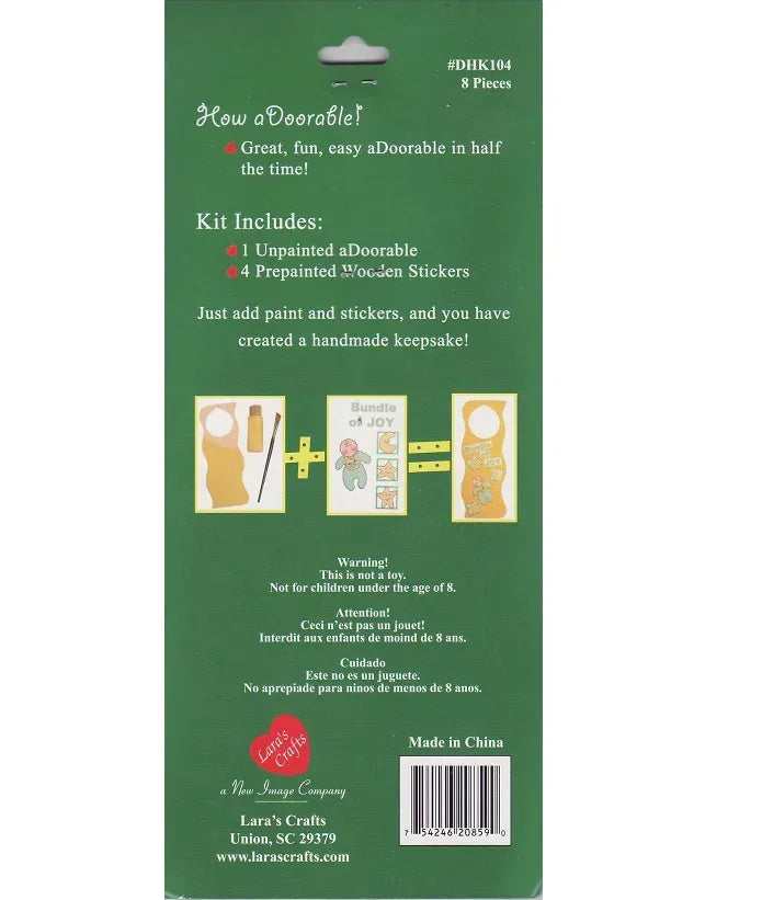 Lara's Crafts Wood Door Hunger Bundle Of Joy Kit