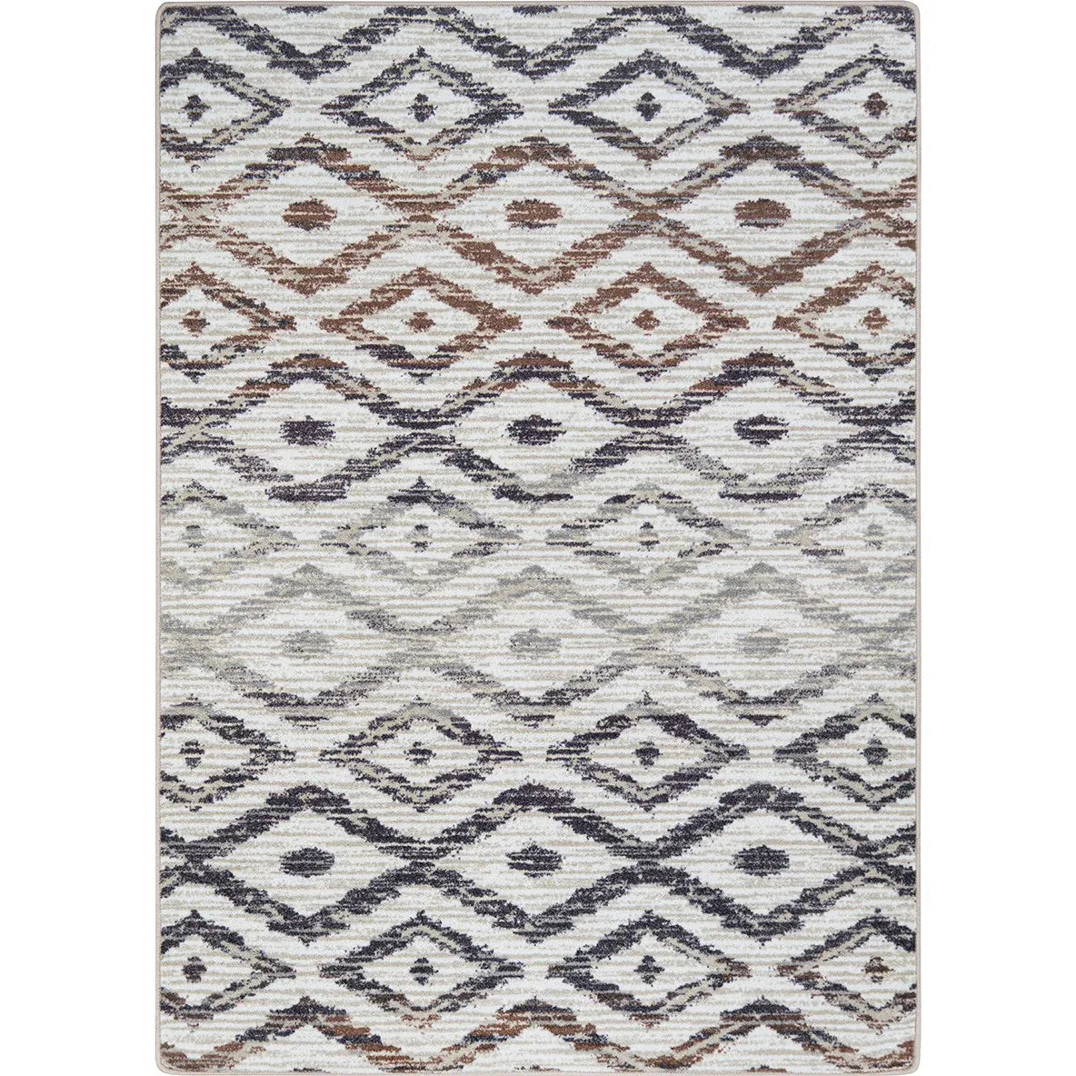 Diamond Oasis 7'8" x 10'9" area rug in color Sunset