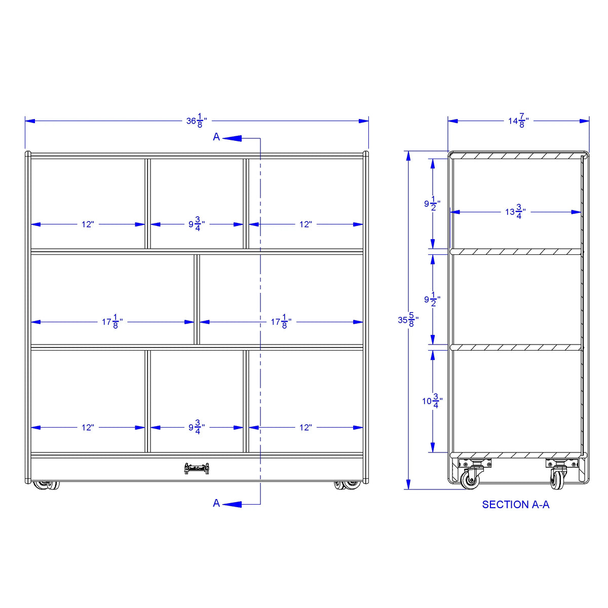 Jonti-Craft® Mobile Single Storage Unit