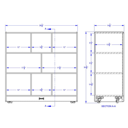 Jonti-Craft® Mobile Single Storage Unit