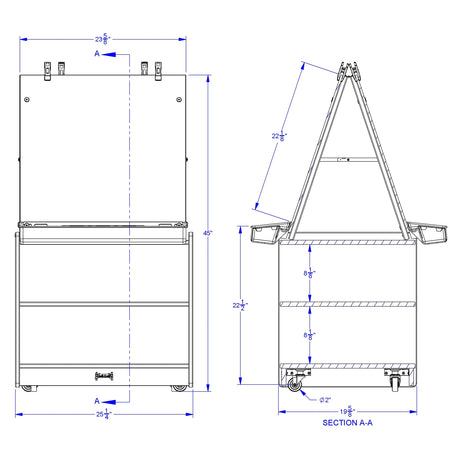 Rainbow Accents® 2 Station Art Center - Teal
