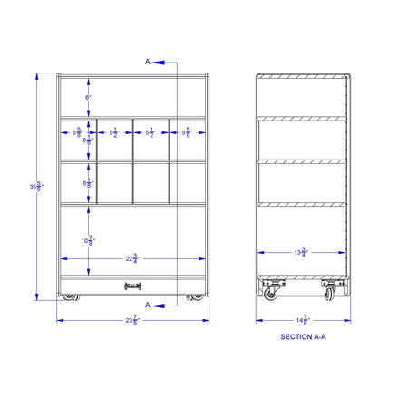 Jonti-Craft® Mobile Block Shelf