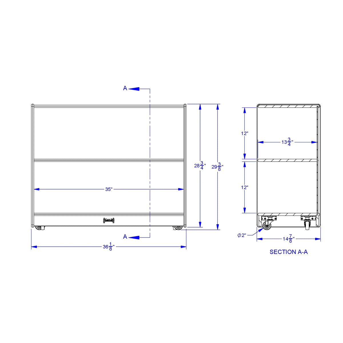 Jonti-Craft® Sectional Cubbie-Tray Mobile Unit - without Trays