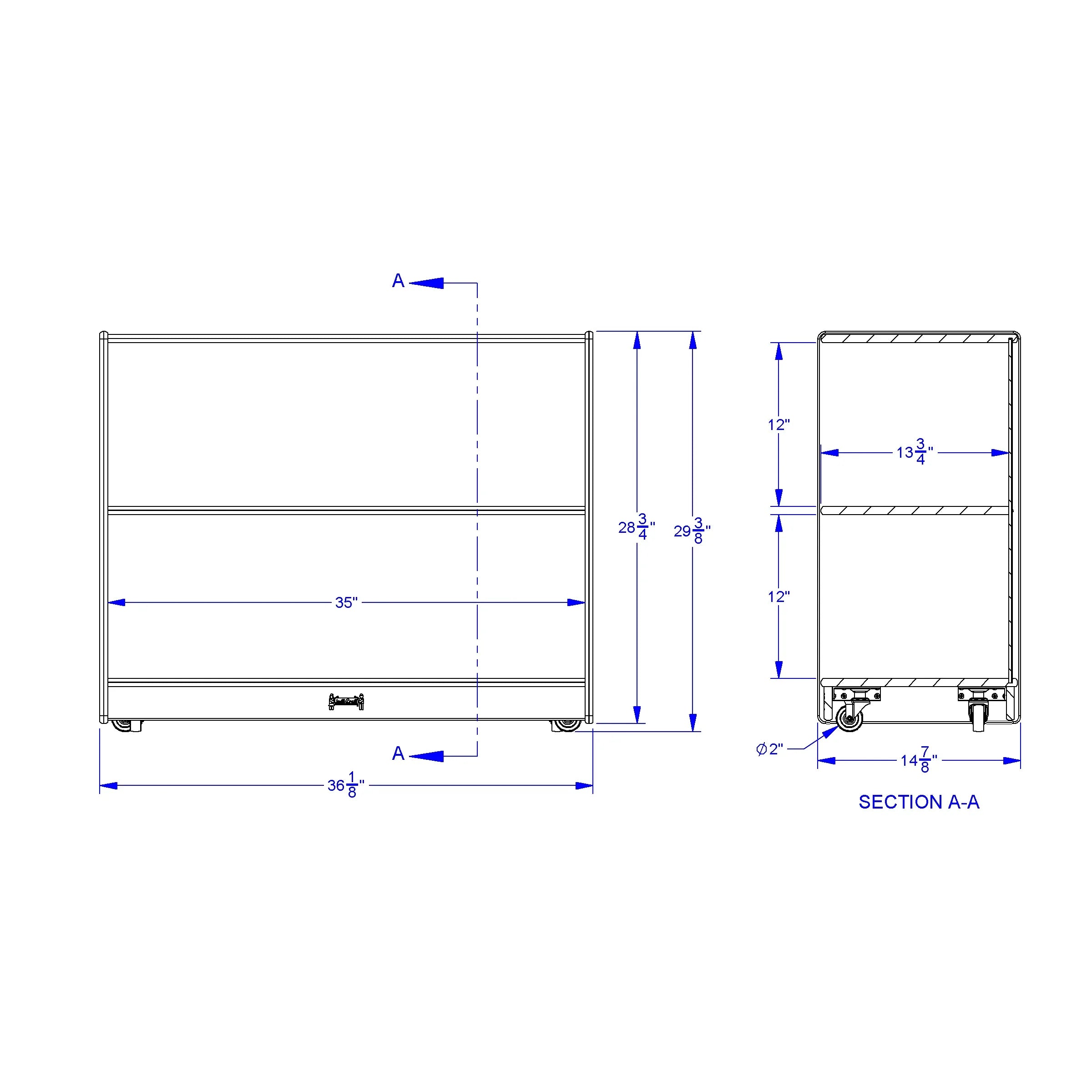 Jonti-Craft® Sectional Cubbie-Tray Mobile Unit - without Trays