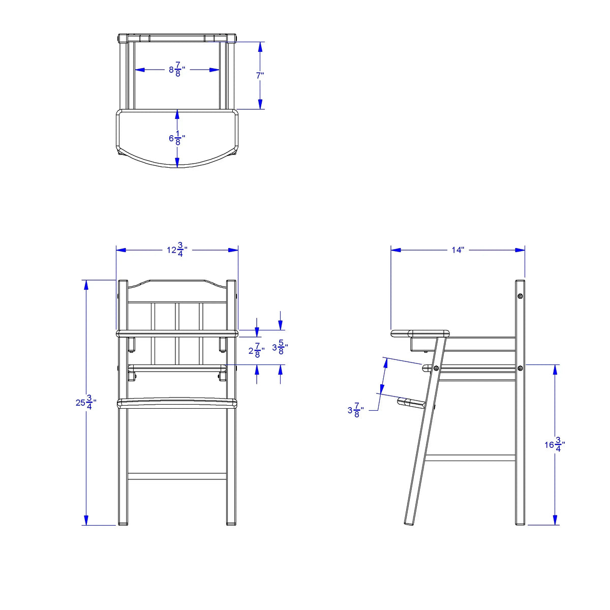Jonti-Craft® Traditional Doll High Chair