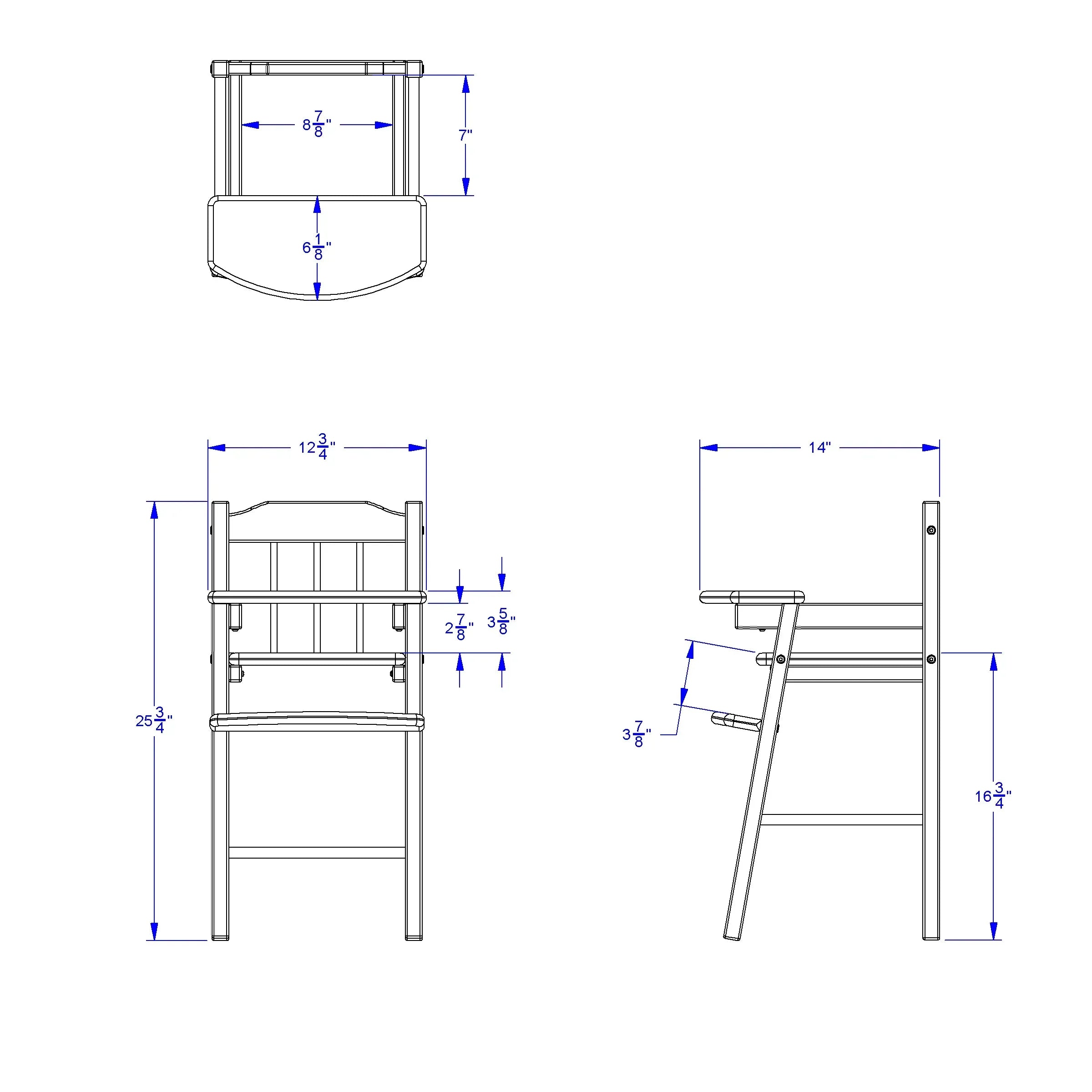 Jonti-Craft® Traditional Doll High Chair