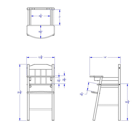 Jonti-Craft® Traditional Doll High Chair