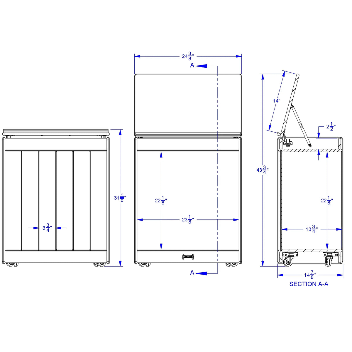 Jonti-Craft® Big Book Easel - Magnetic Write-n-Wipe