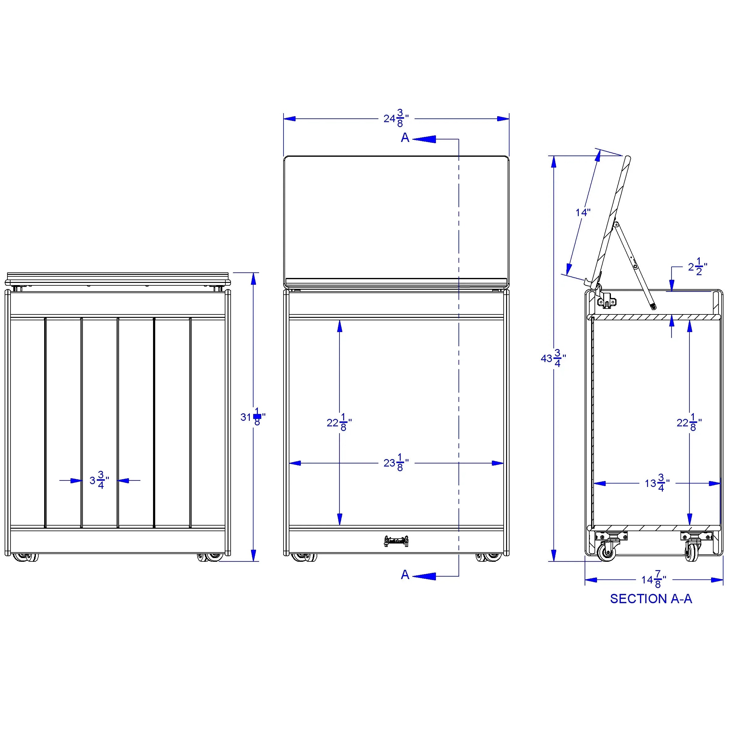 Jonti-Craft® Big Book Easel - Magnetic Write-n-Wipe