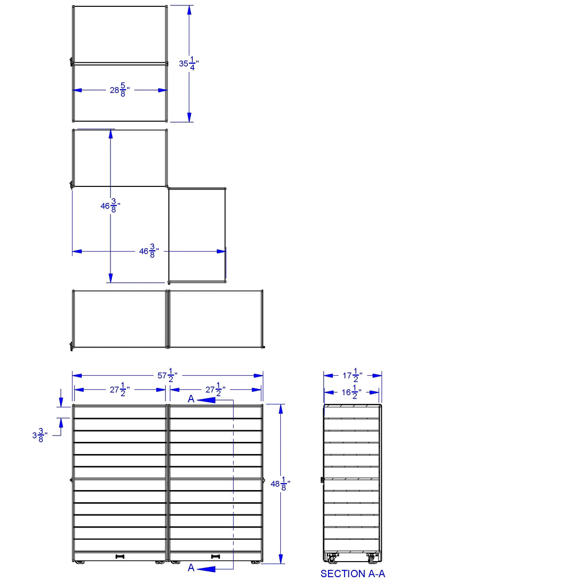 Jonti-Craft® Fold-n-Lock Mat Storage