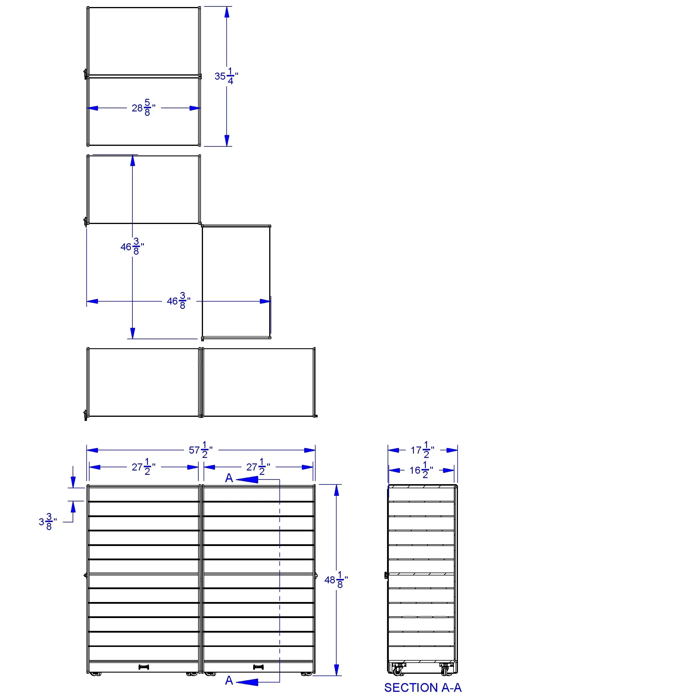 Jonti-Craft® Fold-n-Lock Mat Storage