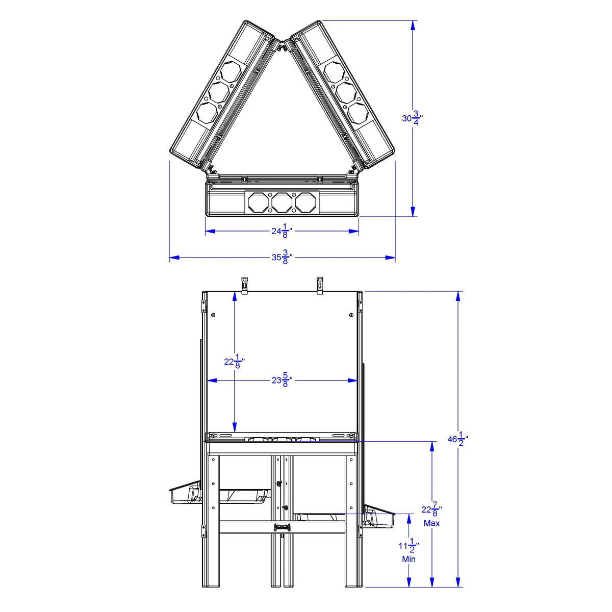 Jonti-Craft® 3 Way Adjustable Easel