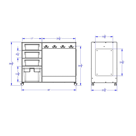 Jonti-Craft® Dress-Up Center with Bins