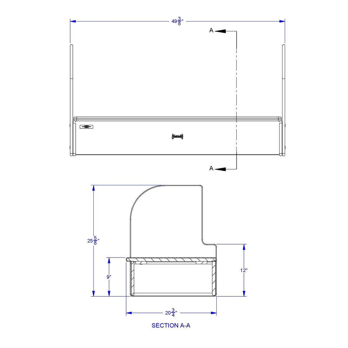 Jonti-Craft® iRise® Standard IWB Step - 48", 9" Ht