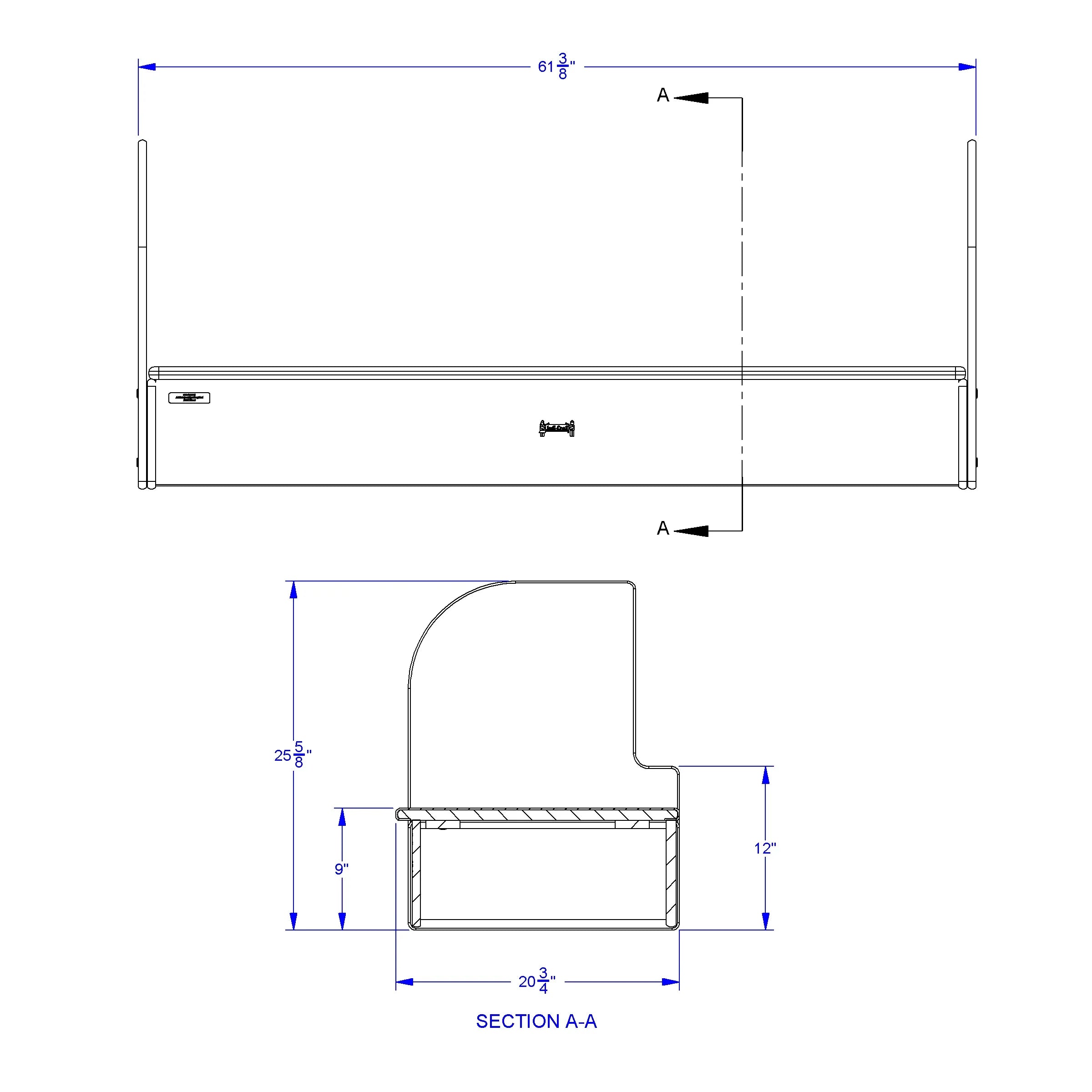 Jonti-Craft® iRise® Standard IWB Step - 60", 9" Ht