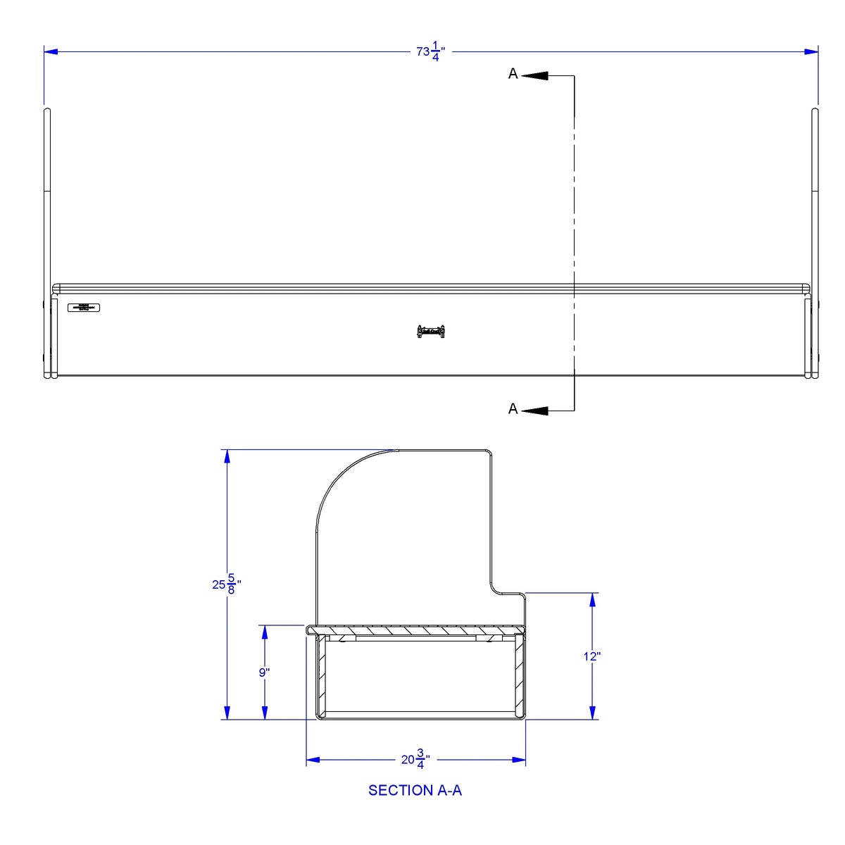 Jonti-Craft® iRise® Standard IWB Step - 72", 9" Ht