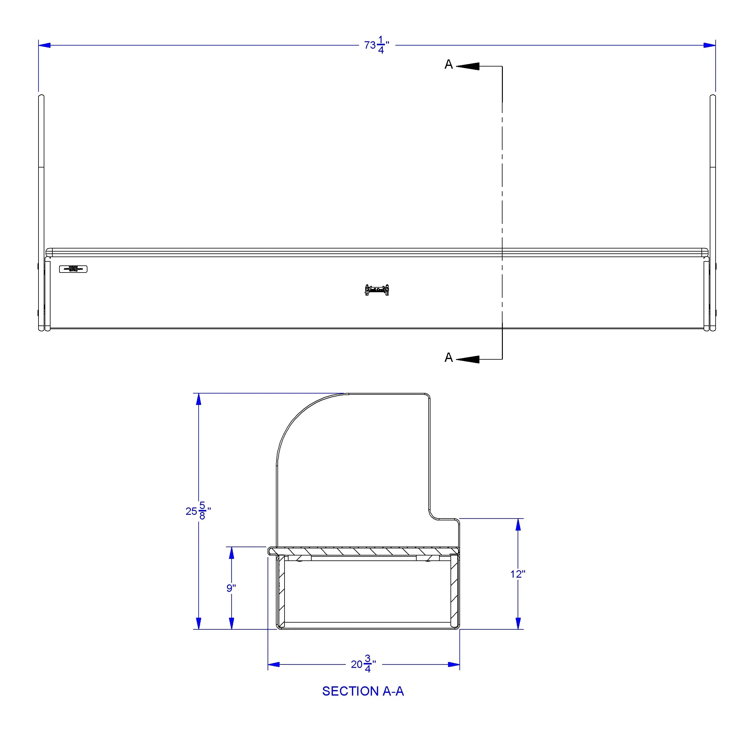 Jonti-Craft® iRise® Standard IWB Step - 72", 9" Ht
