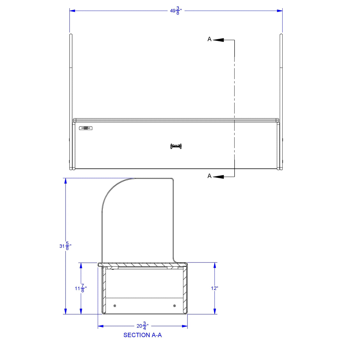 Jonti-Craft® iRise® Standard IWB Step - 48", 12" Ht