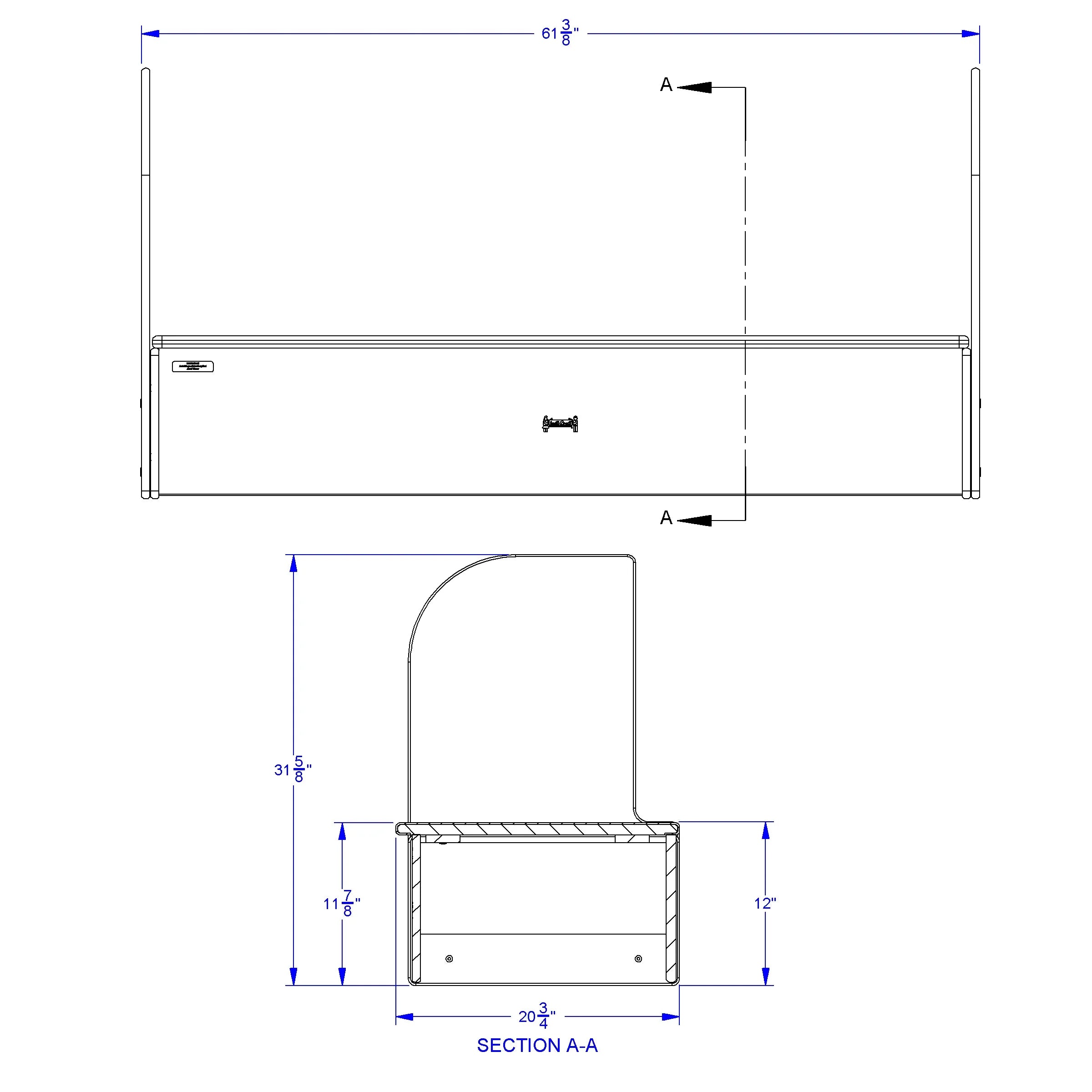 Jonti-Craft® iRise® Standard IWB Step - 60", 12" Ht