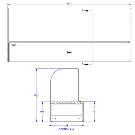 Jonti-Craft® iRise® Standard IWB Step - 72", 12" Ht