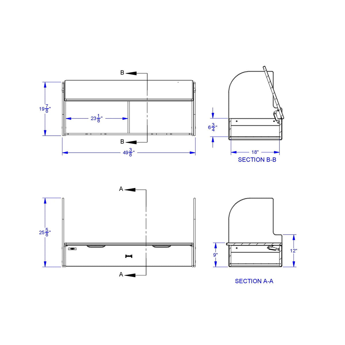 Jonti-Craft® iRise® Deluxe IWB Step - 48", 9" Ht