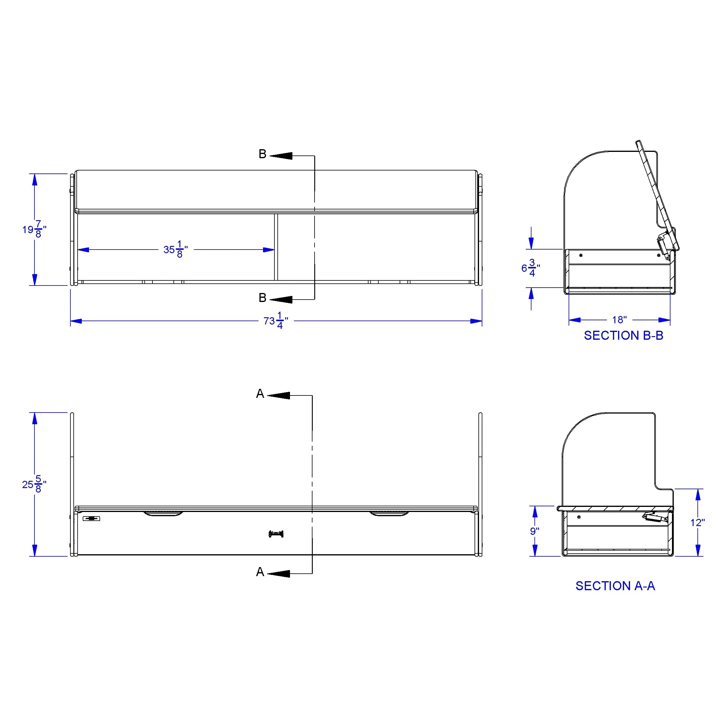 Jonti-Craft® iRise® Deluxe IWB Step - 72", 9" Ht