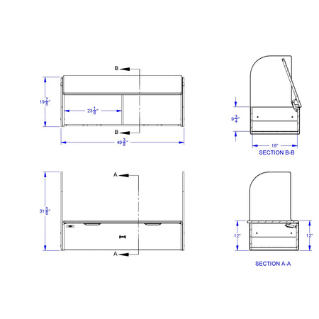 Jonti-Craft® iRise® Deluxe IWB Step - 48", 12" Ht