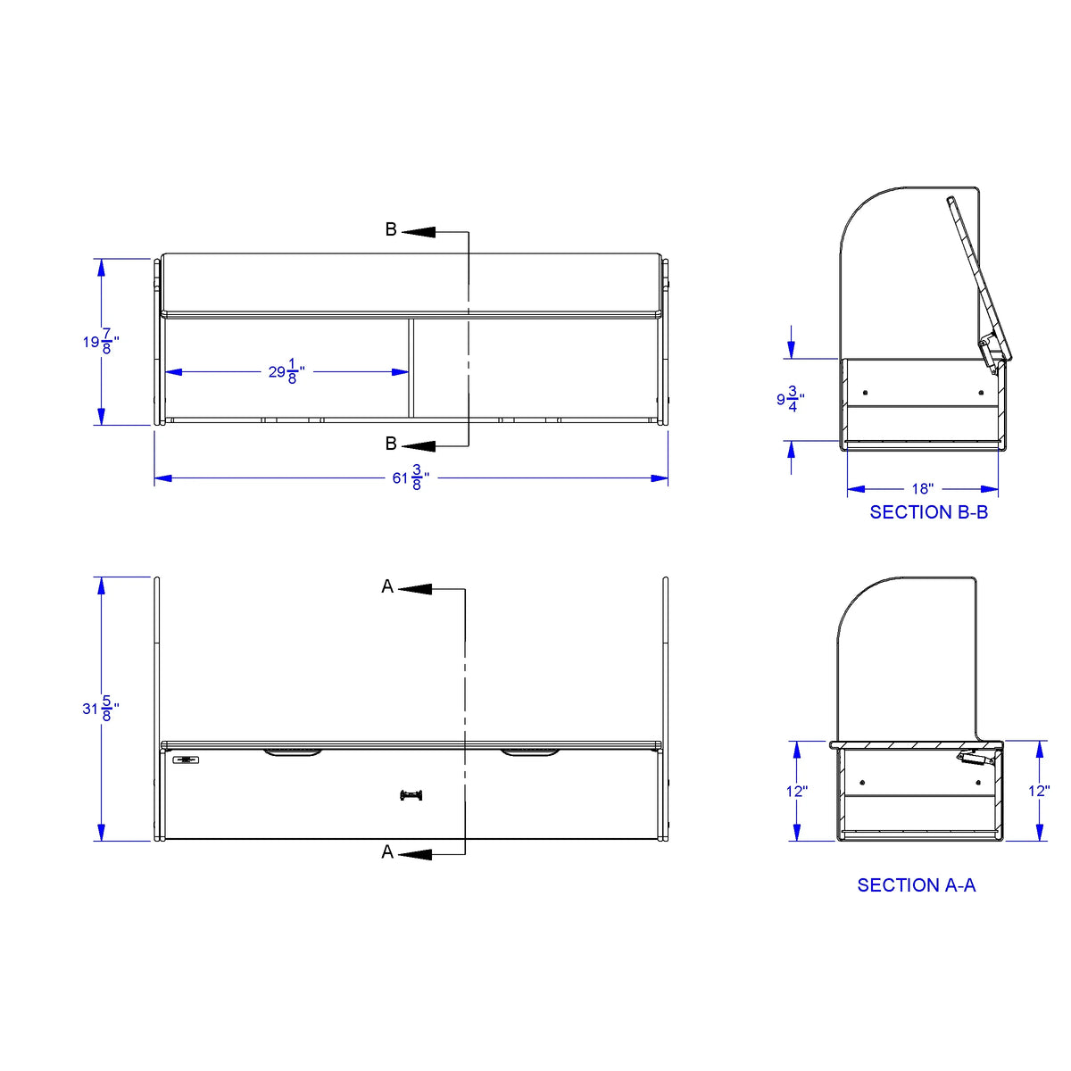 Jonti-Craft® iRise® Deluxe IWB Step - 60", 12" Ht