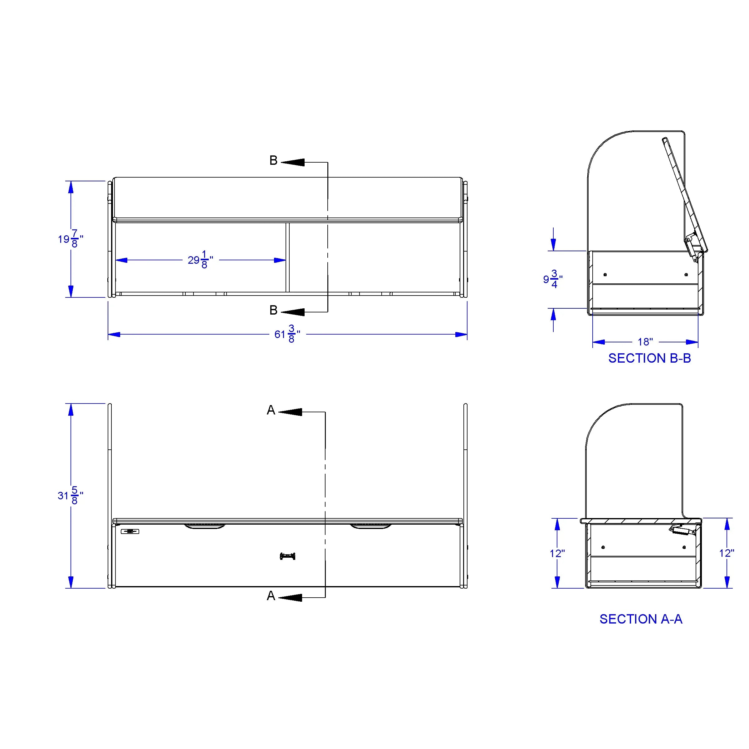 Jonti-Craft® iRise® Deluxe IWB Step - 60", 12" Ht
